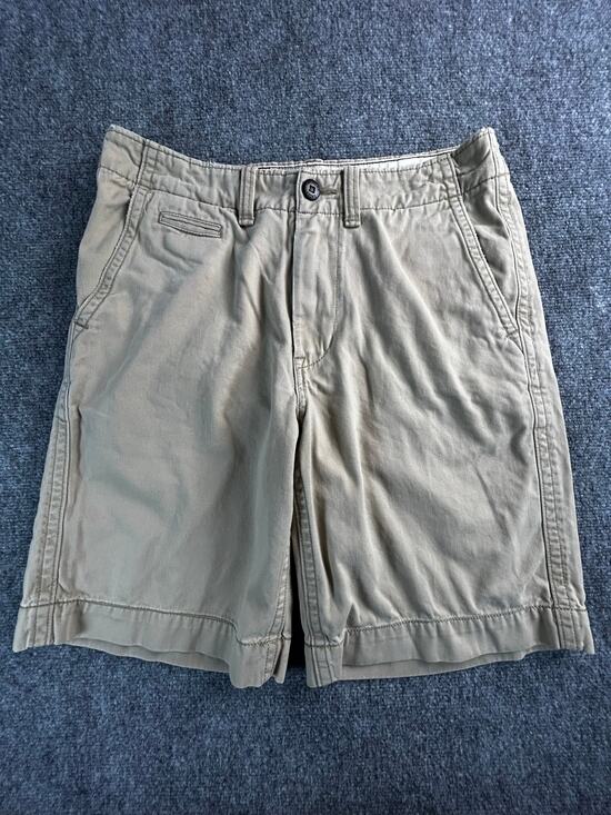 American Eagle Outfitters Other - American Eagle Classic Chino Shorts Mens 32 Khaki Flat Front Casual Cotton